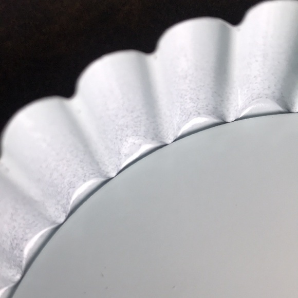 NWOT Quiche tartlet pie flutted pans light mint green non stick removable bottom - Picture 10 of 12